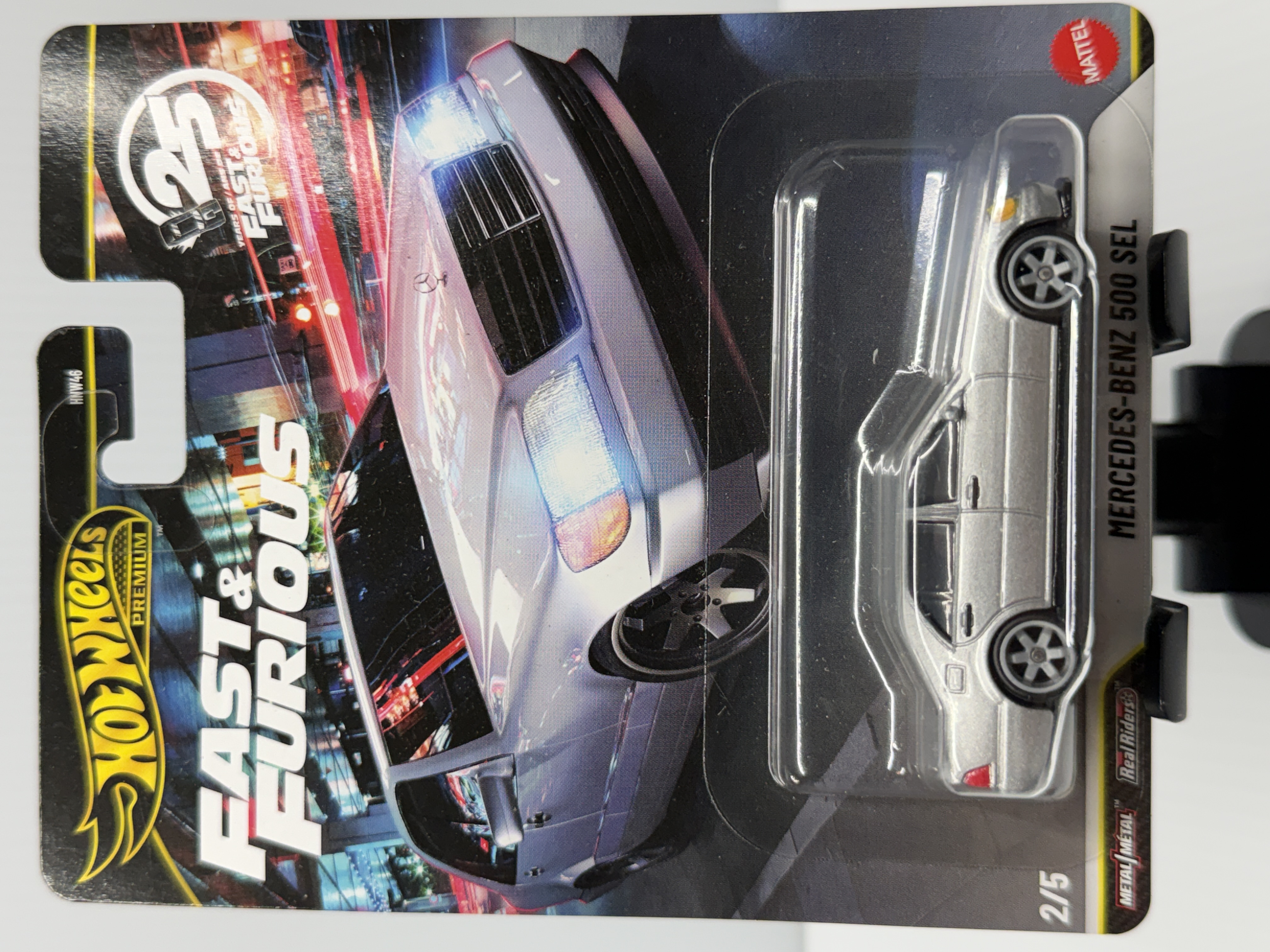 Hot Wheels Premium Mercedes-Benz 500 SEL — Fast & Furious Premium
