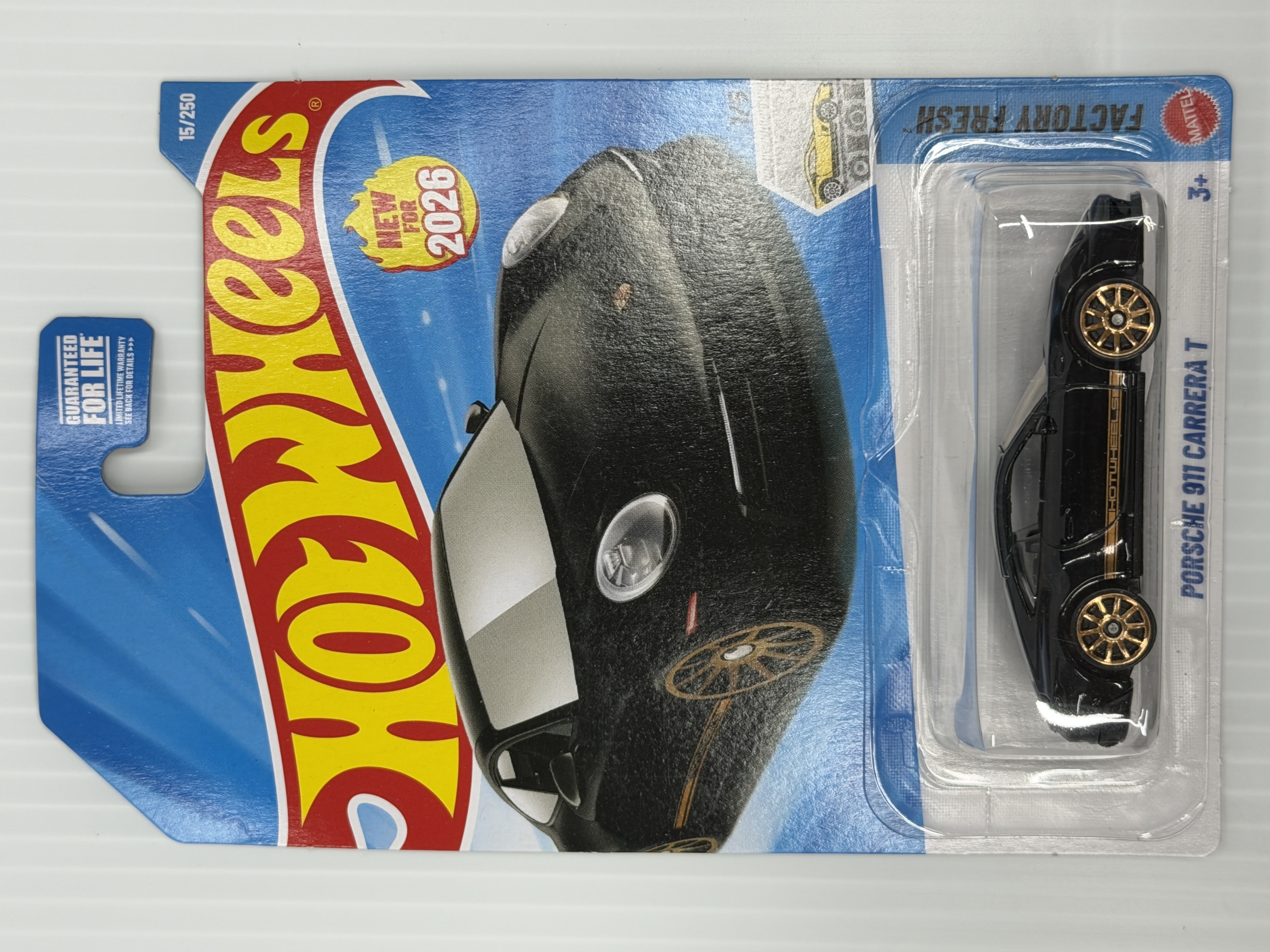 Hot Wheels Porsche 911 Carrera T — Factory Fresh