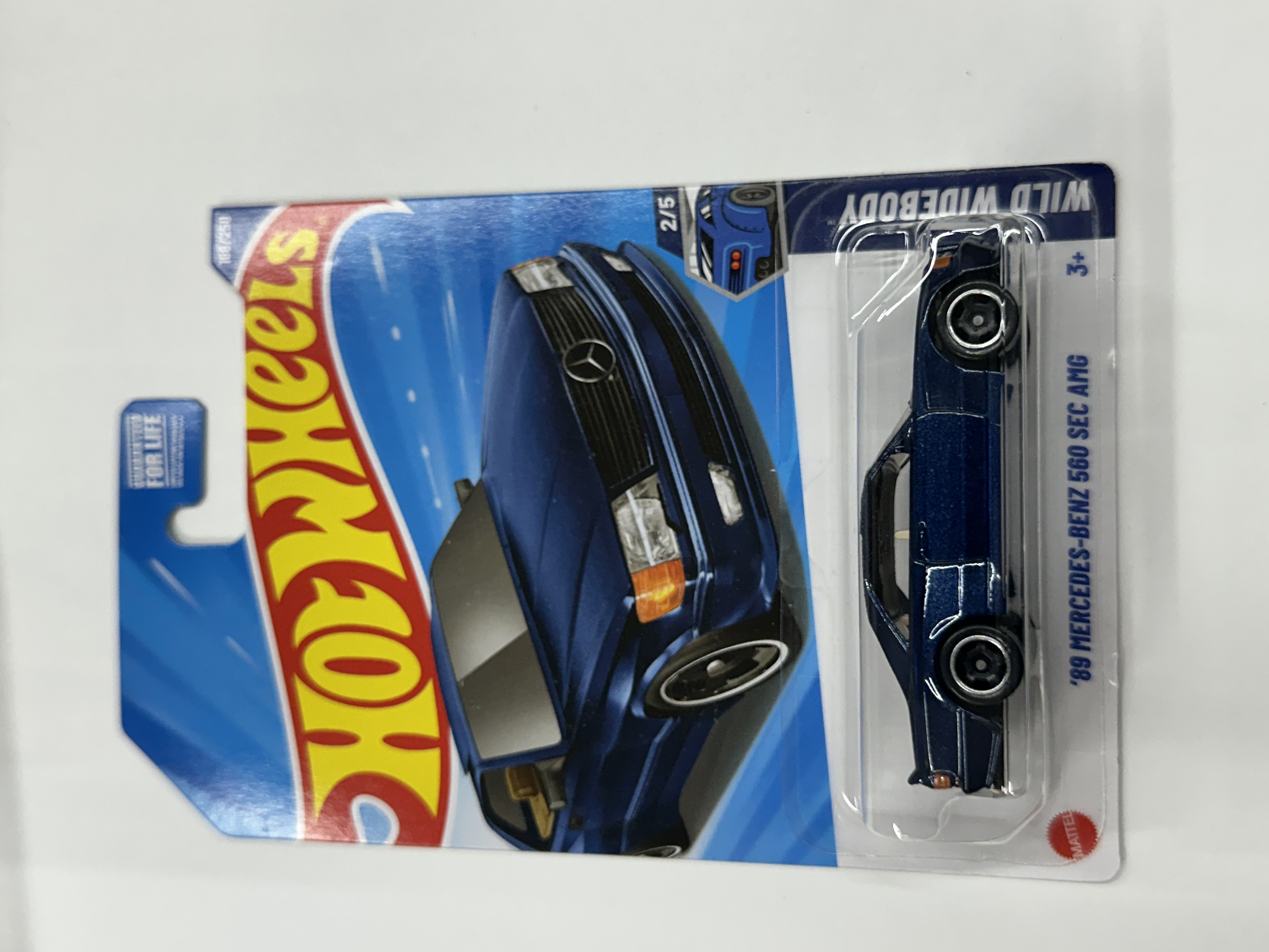 Hot Wheels Mercedes-Benz 89 Mercedes-Benz 560 SEC AMG — Wild Widebody
