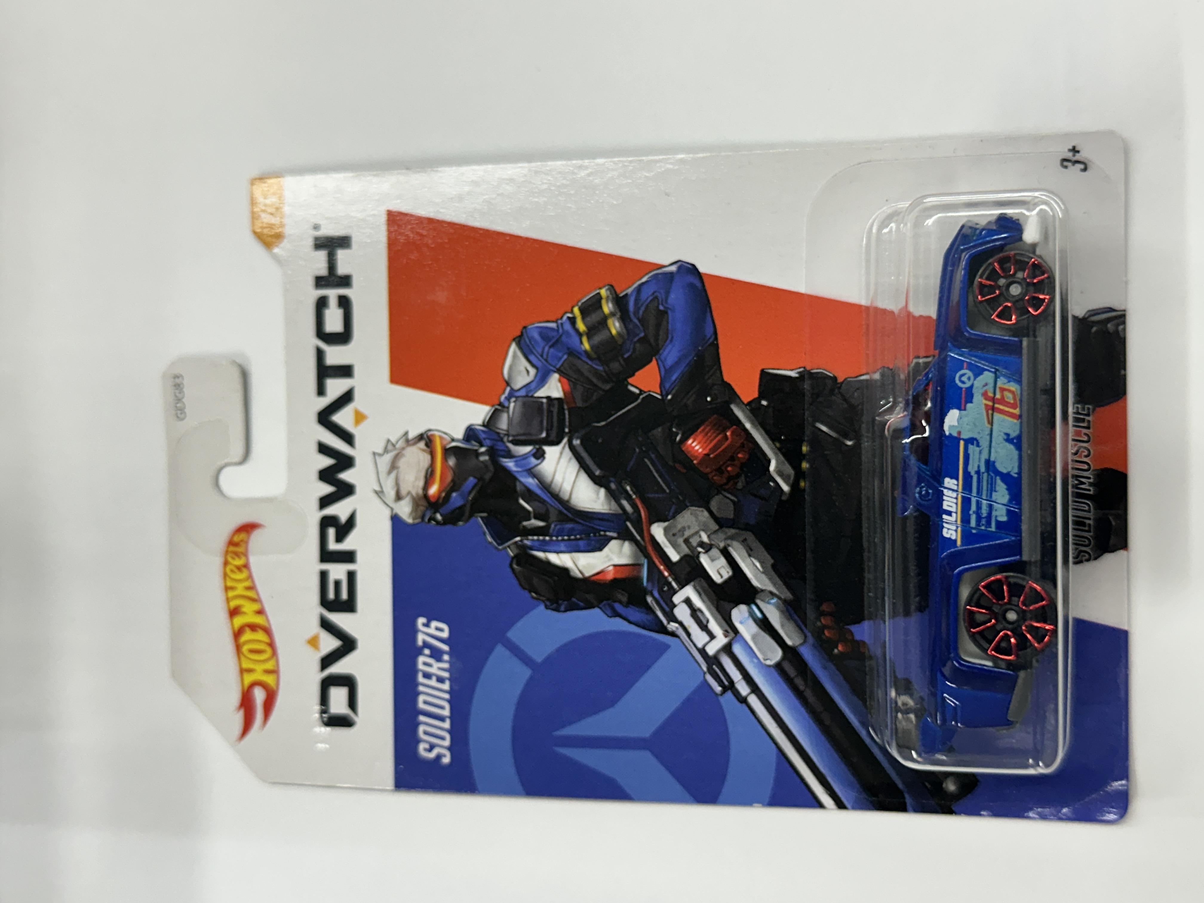 Hot Wheels Solid Muscle - Overwatch Soldier: 76