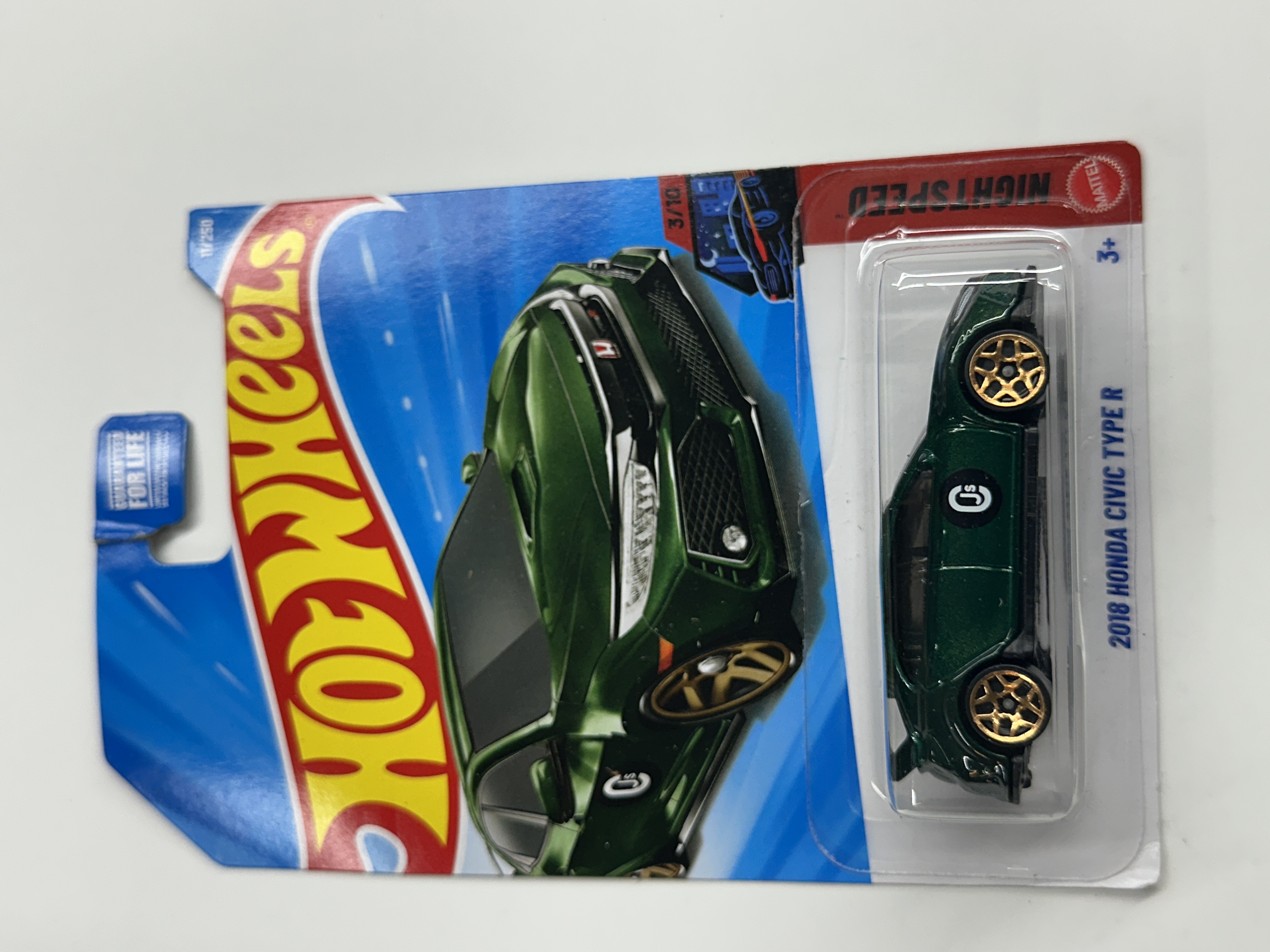 Hot Wheels 2018 Honda Civic Type R — Then