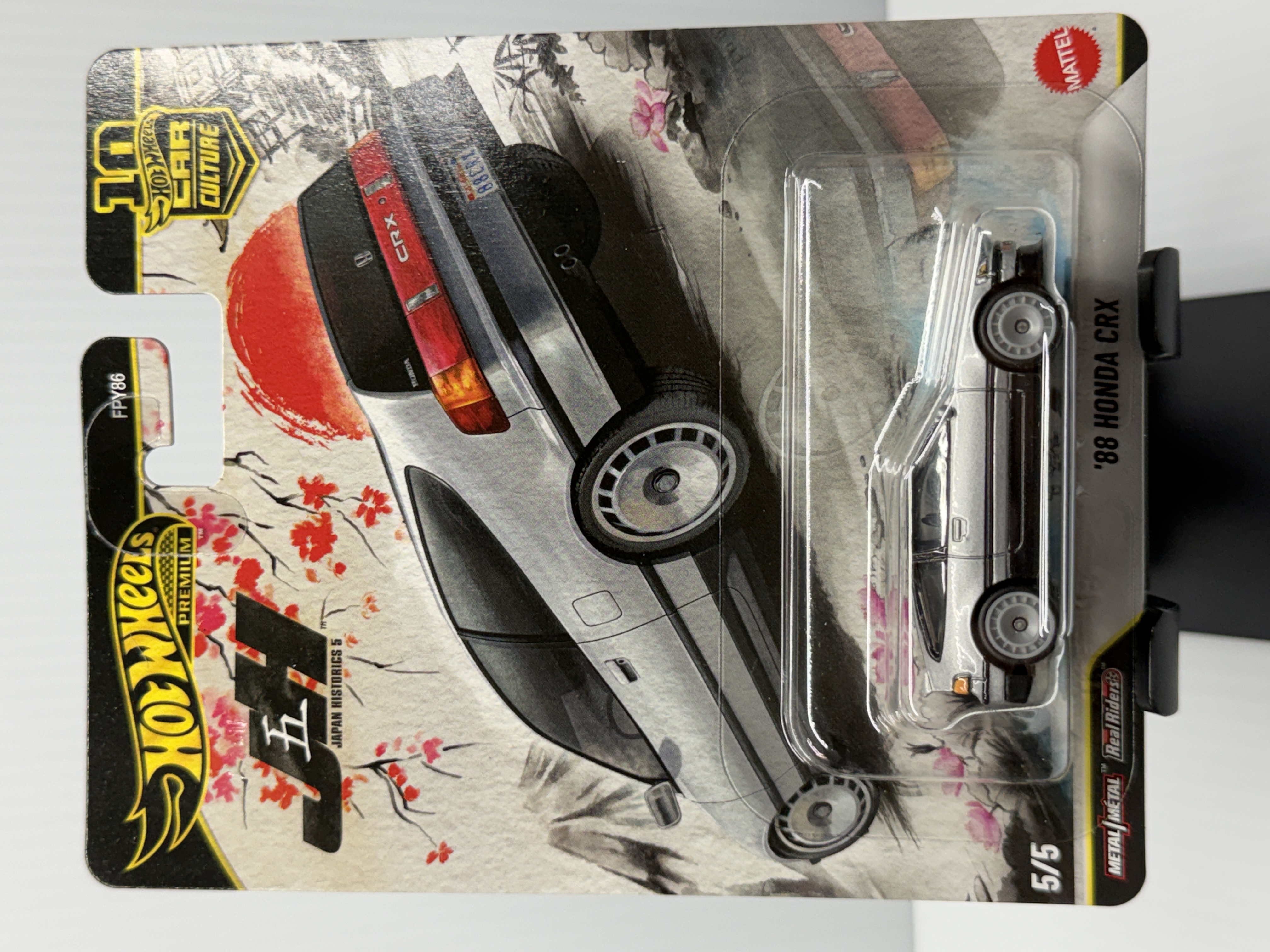 Hot Wheels Premium 1988 Honda CRX — Japan Historics 5