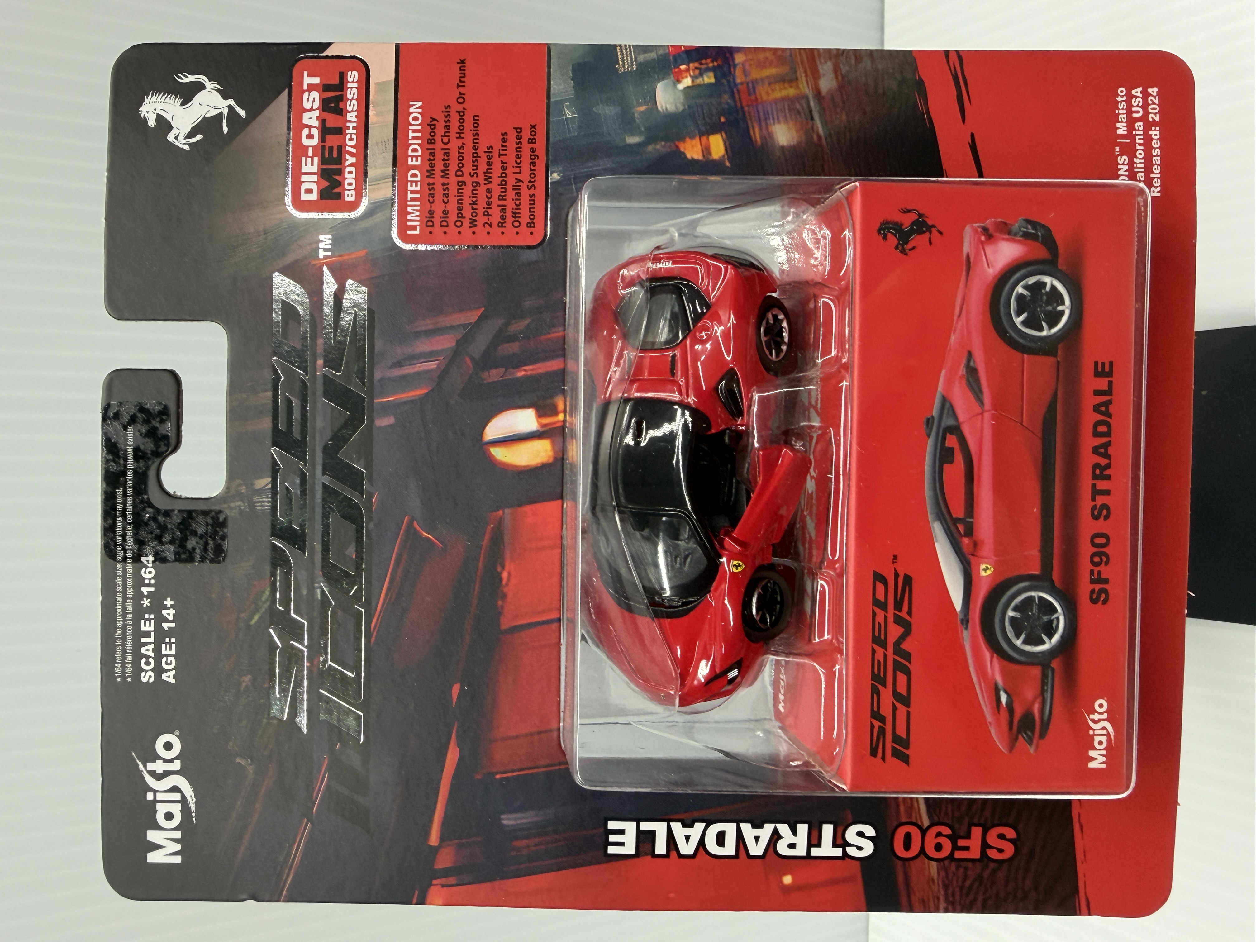 Maisto Speed Icons Ferrari SF90 Stradale — Red