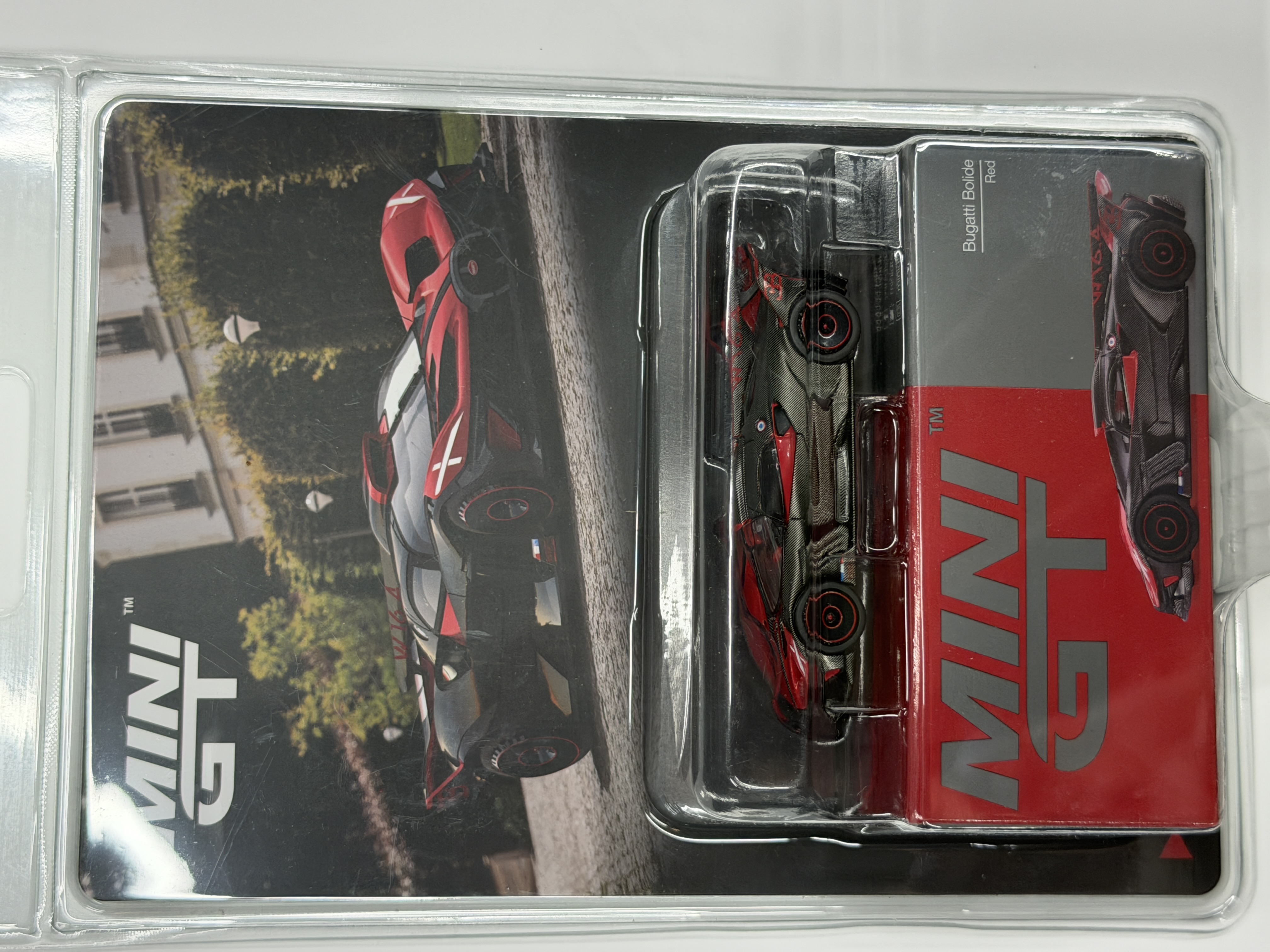 MINI GT #1105 Bugatti Bolide — Red