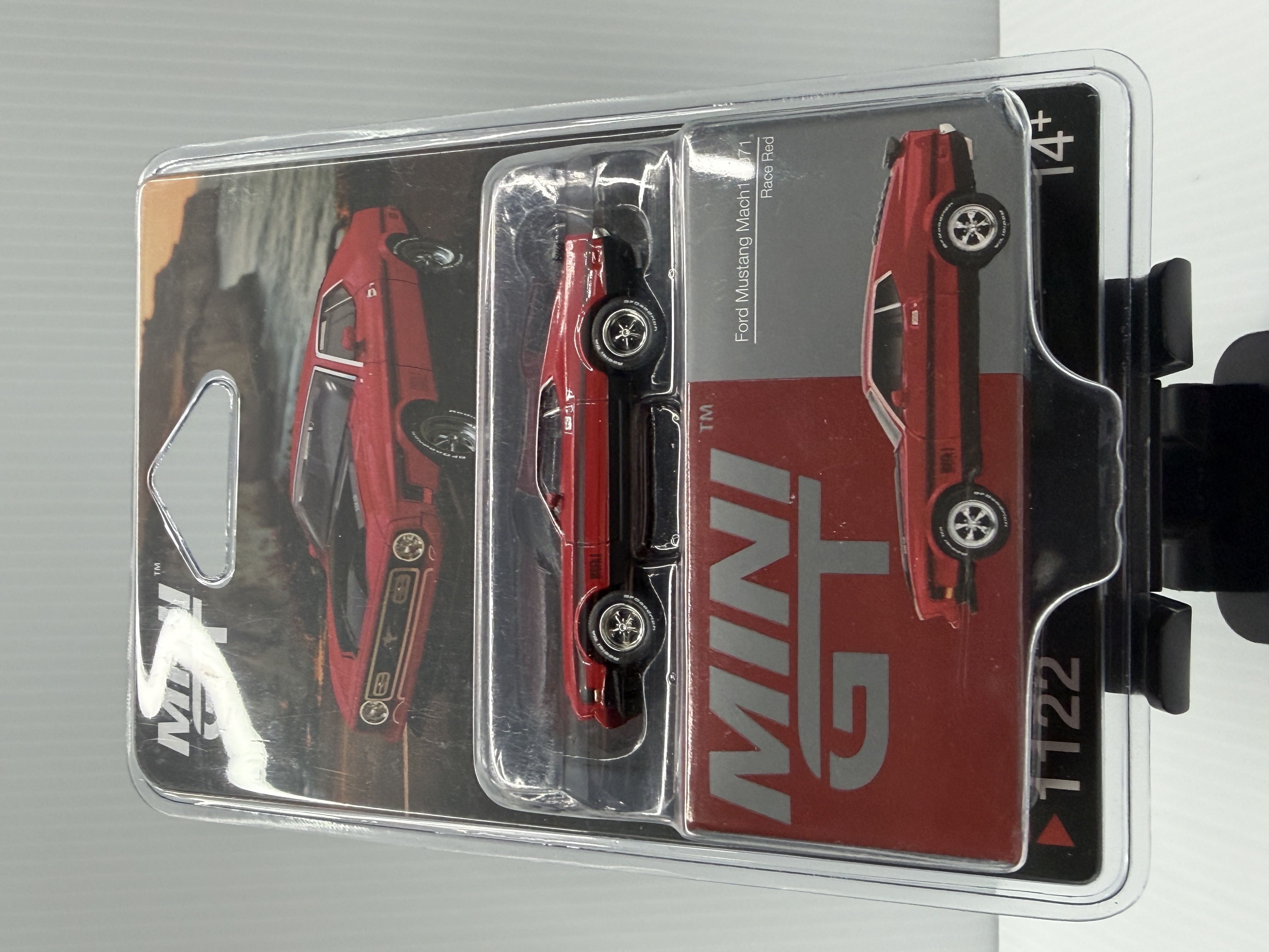 MINI GT #1122 Ford Mustang Mach 1 — 1971 Race Red